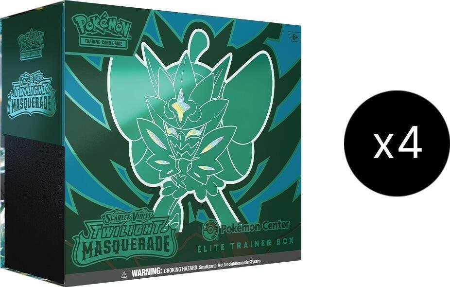 Twilight Masquerade Pokemon Center Elite Trainer Box (Exclusive) Case – SV06: Twilight Masquerade (TWM)