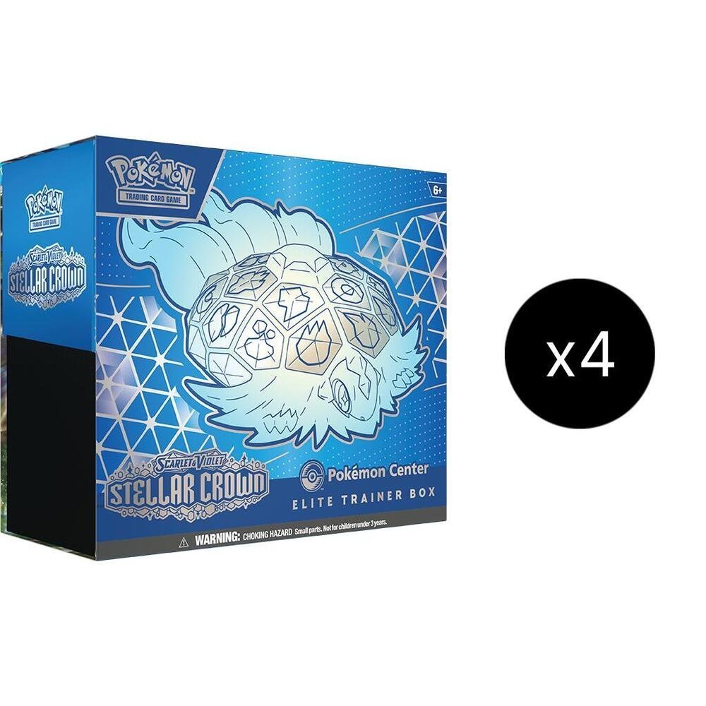 Stellar Crown Pokemon Center Elite Trainer Box (Exclusive) Case – SV07: Stellar Crown (SCR)