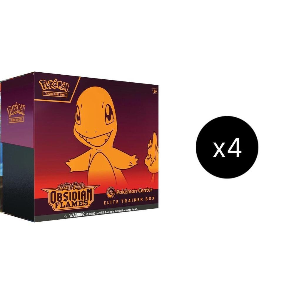 Obsidian Flames Pokemon Center Elite Trainer Box Case (Exclusive) – SV03: Obsidian Flames (OBF)