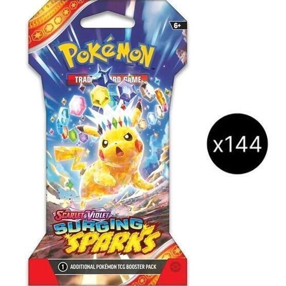 Surging Sparks Sleeved Booster Pack Case – SV08: Surging Sparks (SSP)