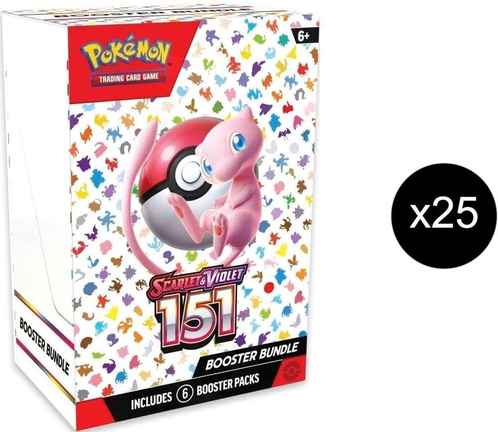 151 Booster Bundle Bulk Case – SV: Scarlet & Violet 151 (MEW)