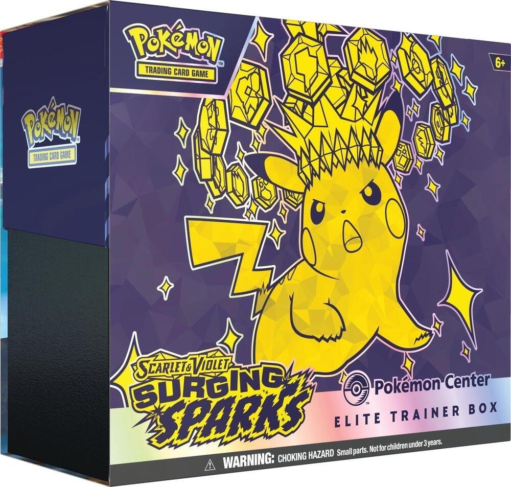 Surging Sparks Pokemon Center Elite Trainer Box (Exclusive) – SV08: Surging Sparks (SSP)