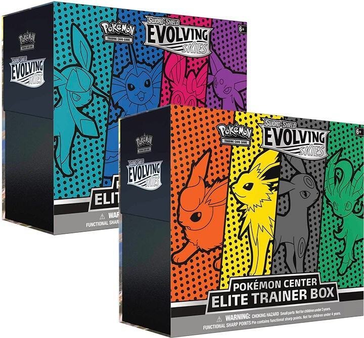 Evolving Skies Pokemon Center Elite Trainer Box [Set of 2] (Exclusive) – SWSH07: Evolving Skies (SWSH07)