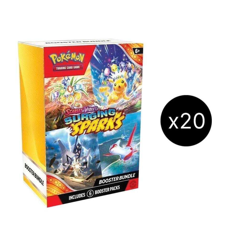 Surging Sparks Booster Bundle Case – SV08: Surging Sparks (SSP)
