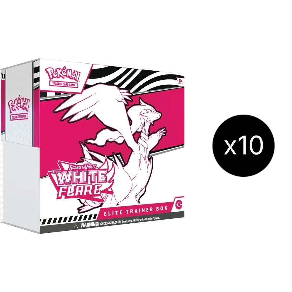 White Flare Elite Trainer Box Case – SV: White Flare (WHT)